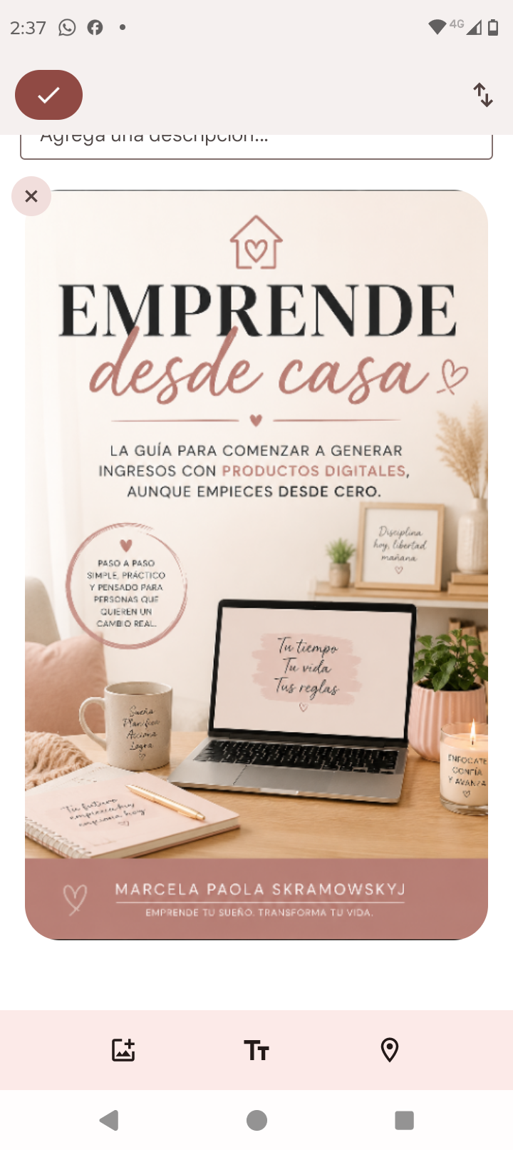 EMPRENDE DESDE CASA, GUIA PARA CREAR INGRESOS ONLINE.