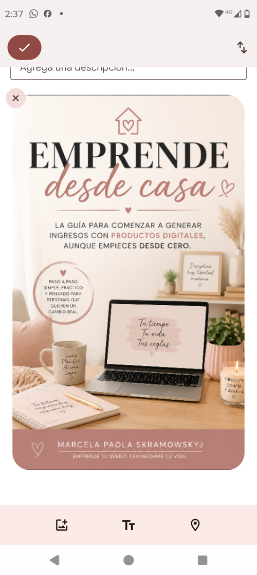 EMPRENDE DESDE CASA, GUIA PARA CREAR INGRESOS ONLINE.